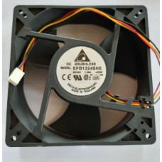 EFB1324SHE DC 24V 1.38A 3-wire 127x127x38mm Server Cooler Fan New In